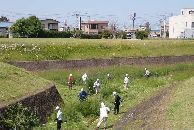 丸勘建設　水辺サポーター制度